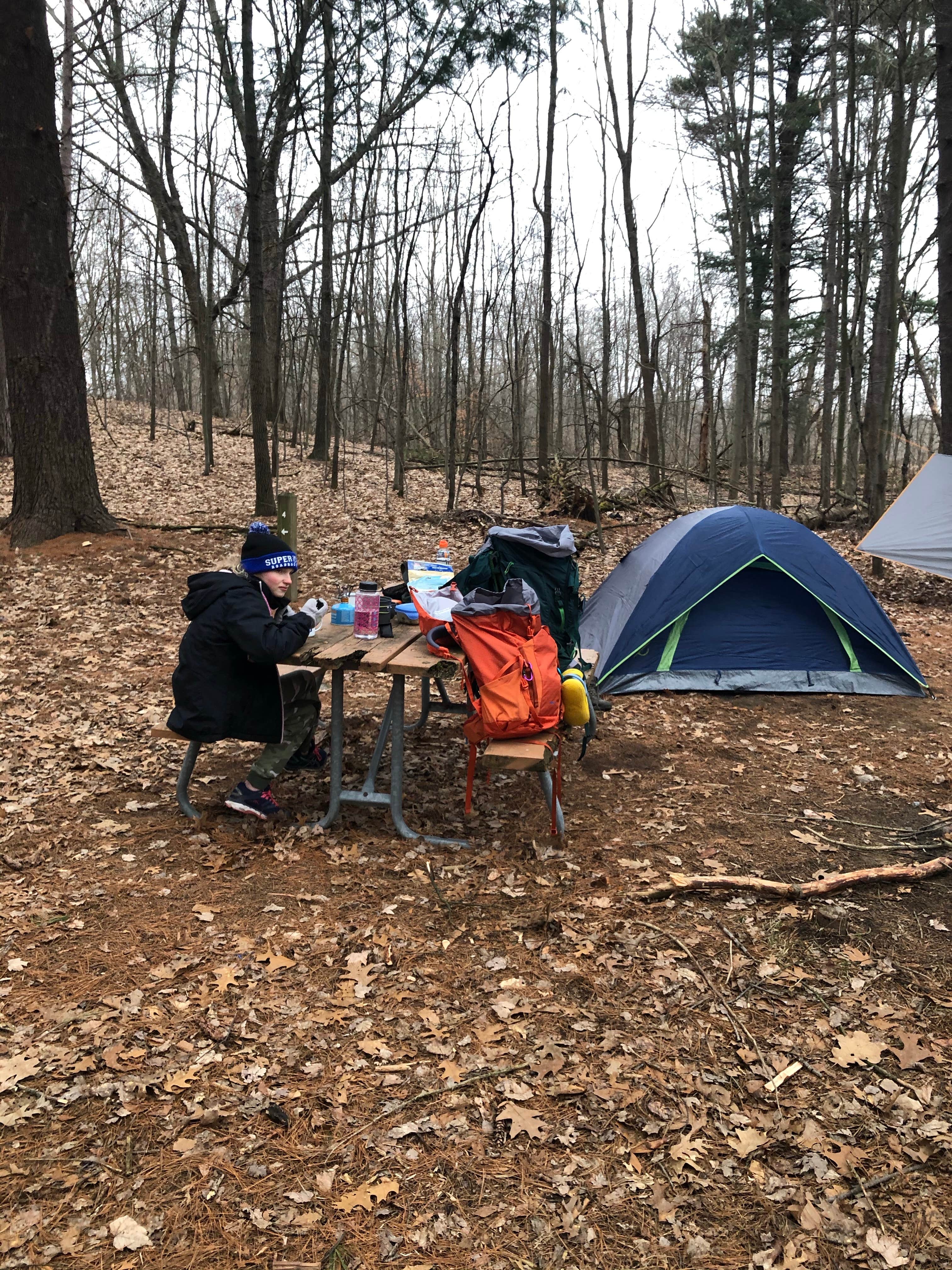 Camper submitted image from The Pines Rustic Campground — Waterloo Recreation Area - 4