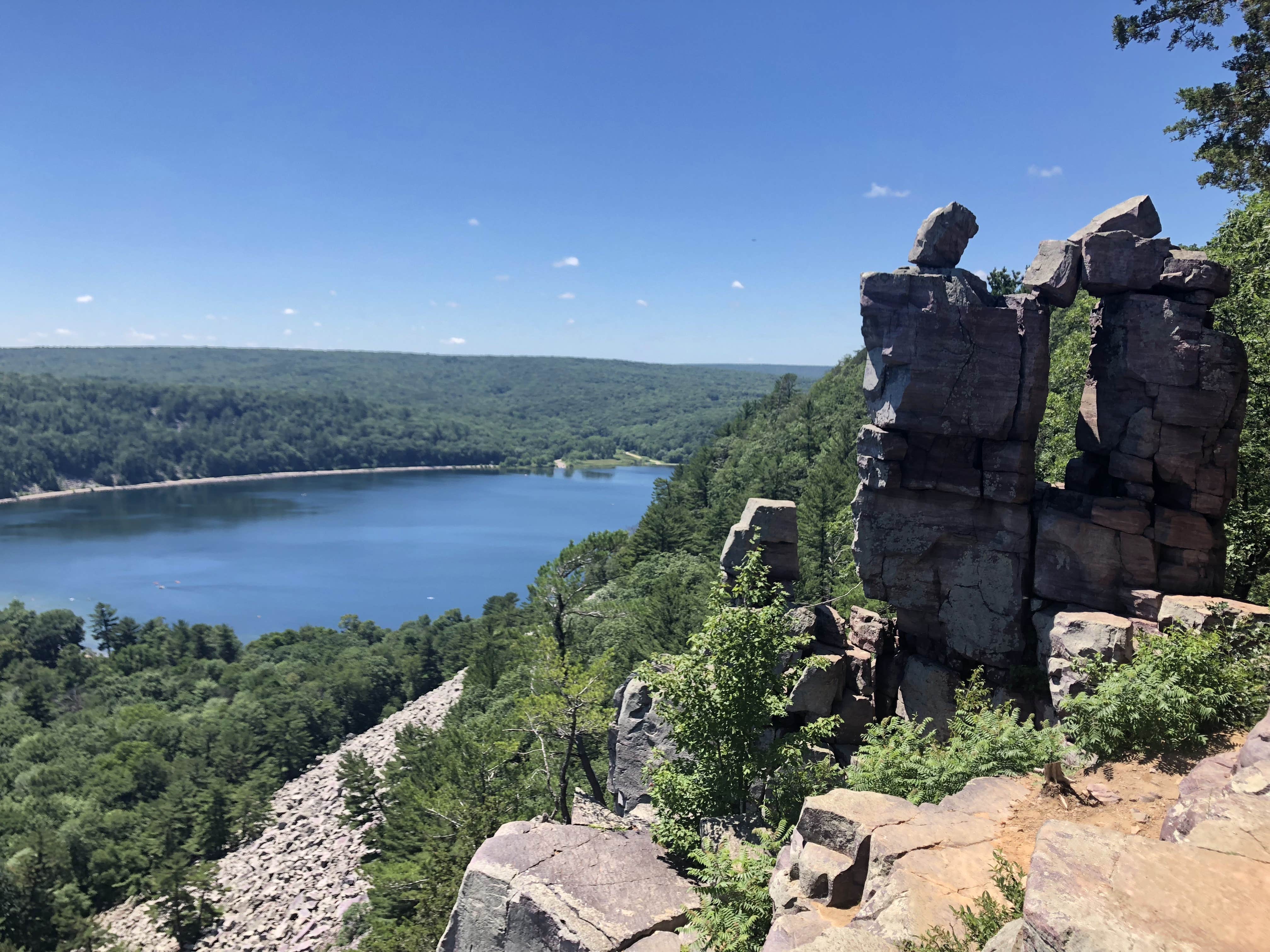 Camper-submitted photo at Quartzite Campground — Devils Lake State Park in Wisconsin