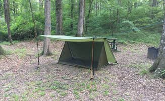 Gregory H.'s photo of tent camping at Rocky Springs Campground, Milepost 54.8 — Natchez Trace Parkway in Mississippi