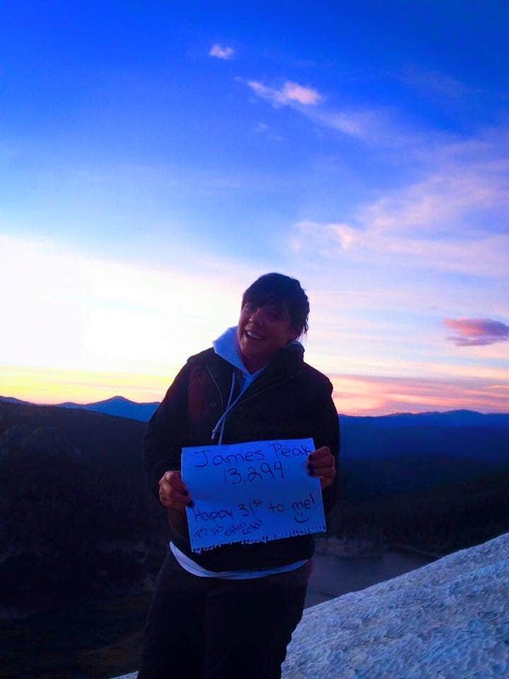 Hayley K.'s photo of a dispersed camping area at Rollins Pass Dispersed Camping near Fraser, CO