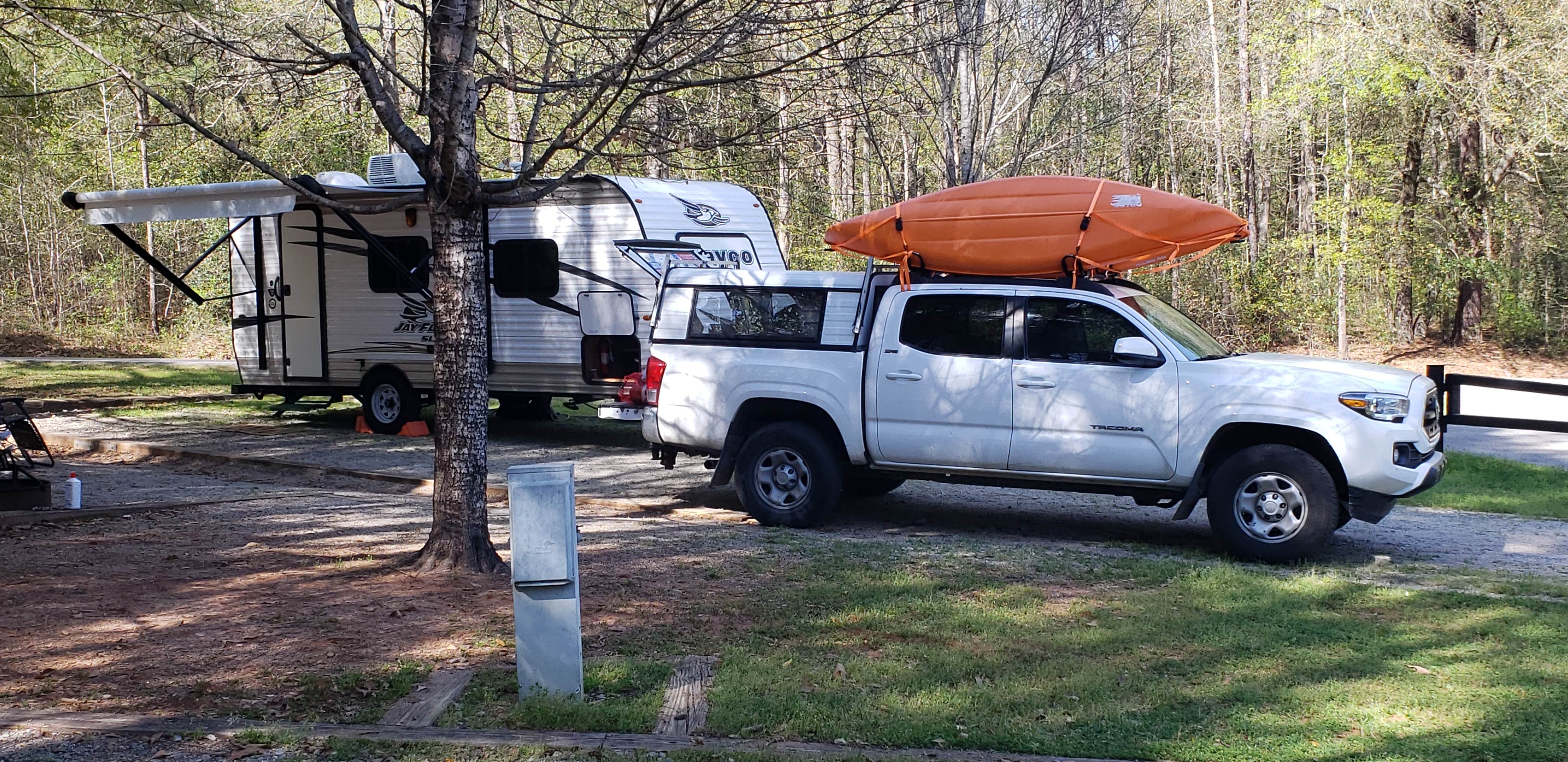 Larry M.'s photo of rv camping at High Falls State Park Campground near Williamson, GA