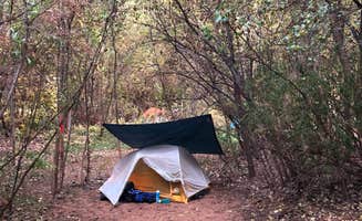 Stephanie Z.'s photo of tent camping at Havasupai Reservation Campground in Arizona