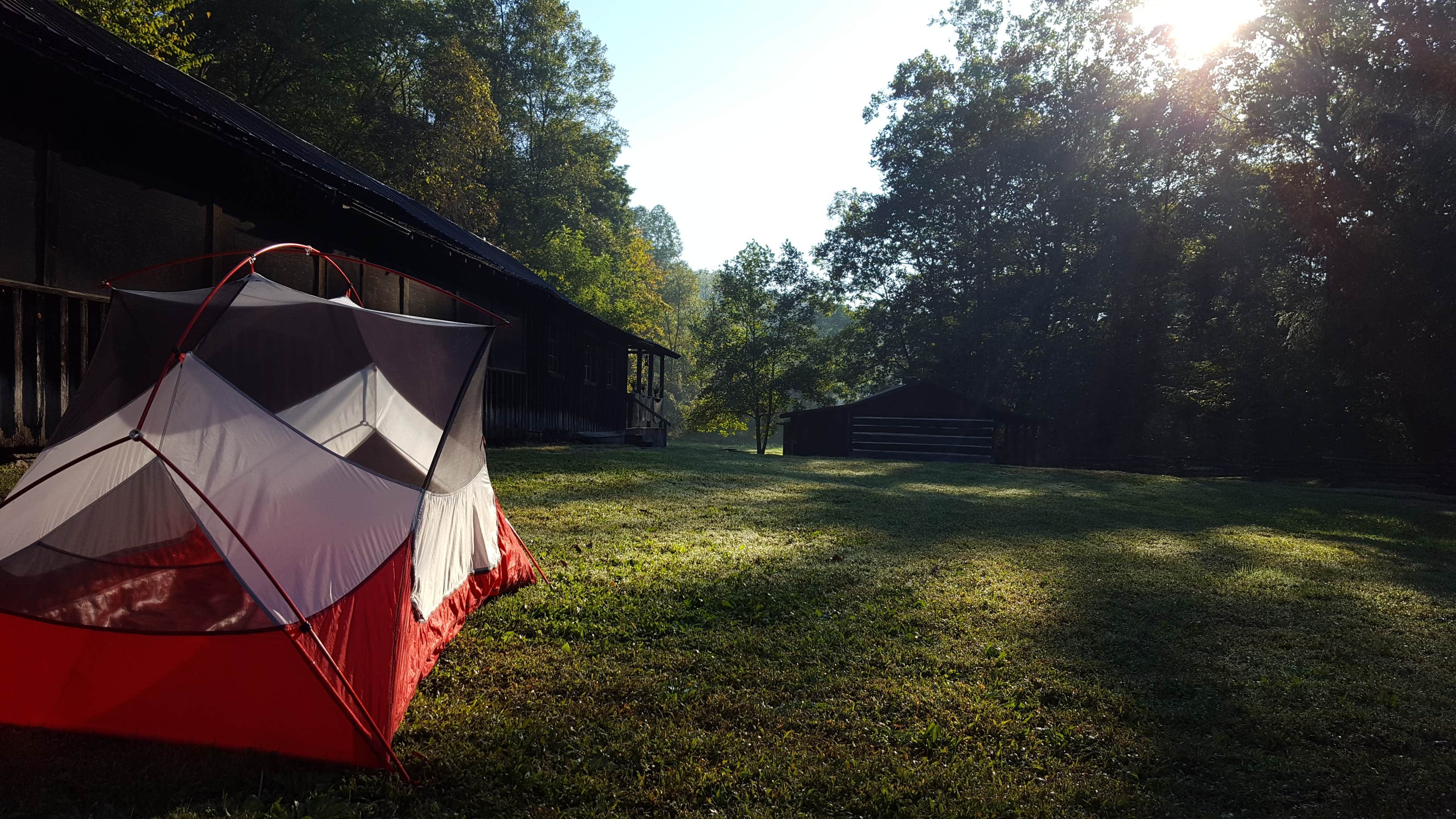 Tyler J.'s photo of tent camping at Charit Creek Lodge near Laurel River Lake