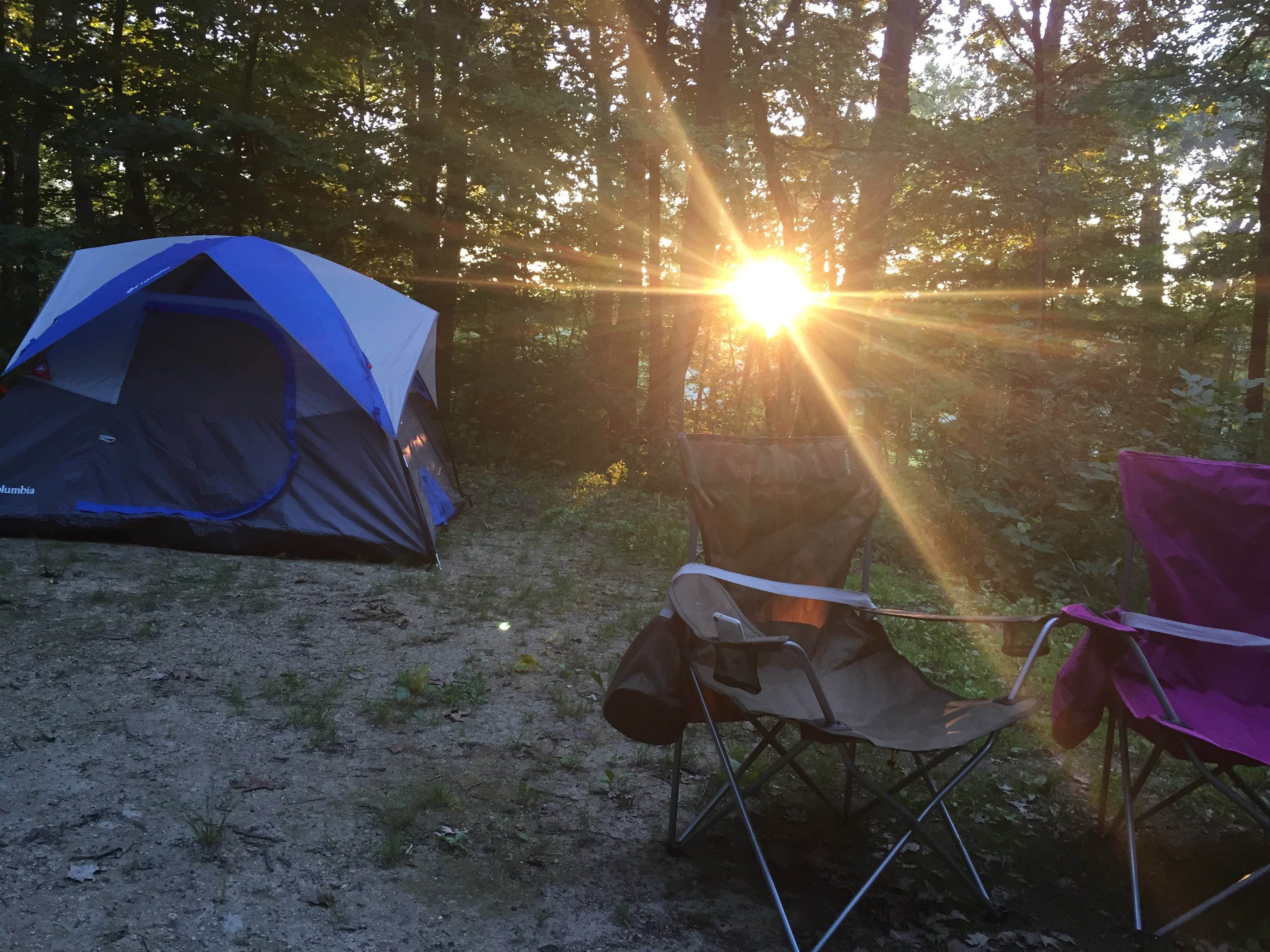 Katie G.'s photo at Cox Hollow Campground — Governor Dodge State Park near Mount Horeb, WI