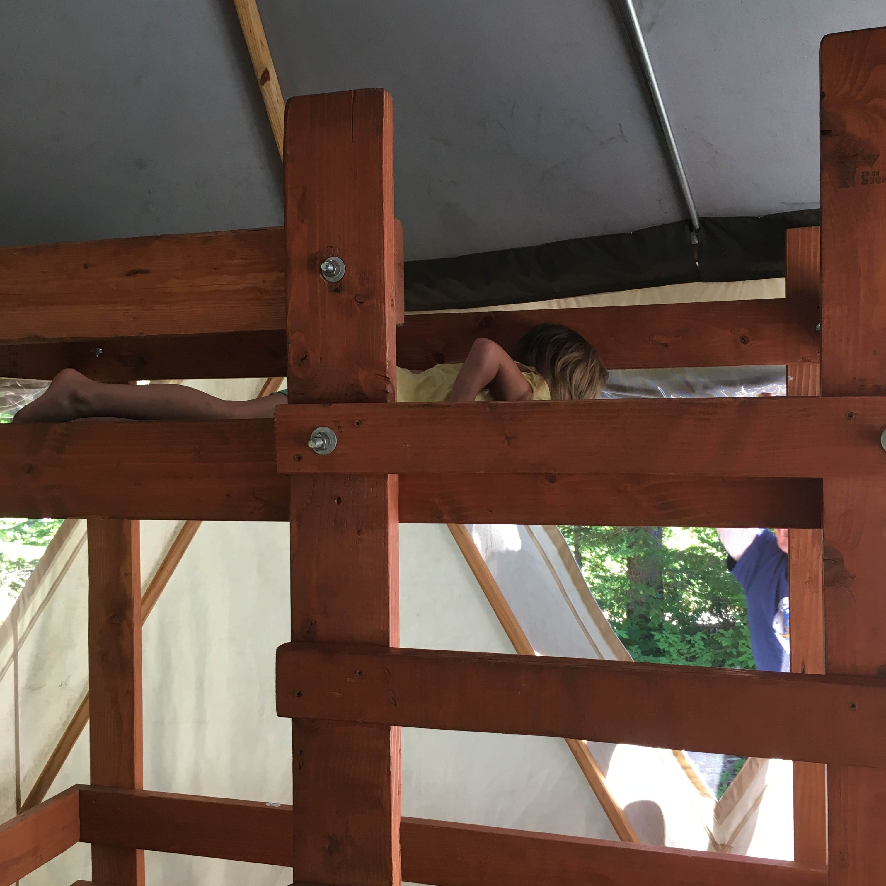 Shawna M.'s photo of glamping accommodations at Lost Lake Resort And Campground — Mt. Hood National Forest near Gifford Pinchot National Forest