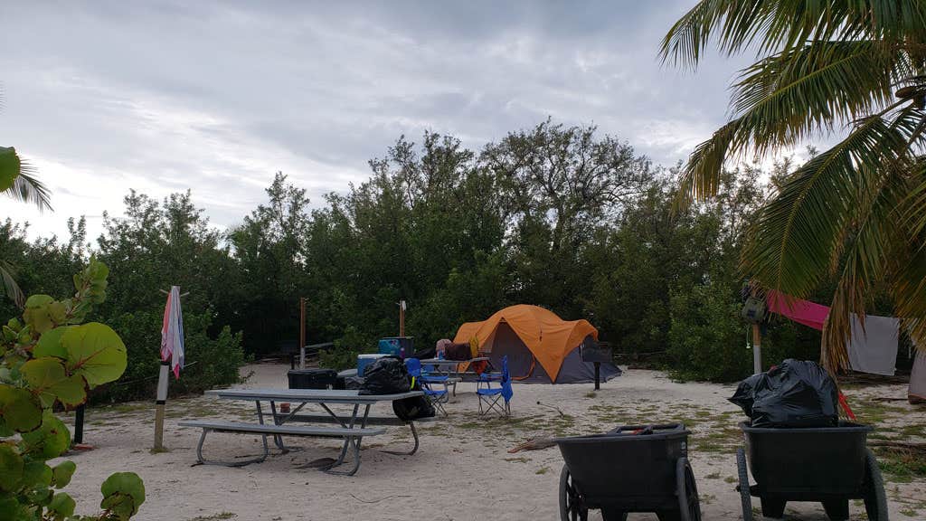 Jean C.'s photo of tent camping at Garden Key Campground — Dry Tortugas National Park in Florida