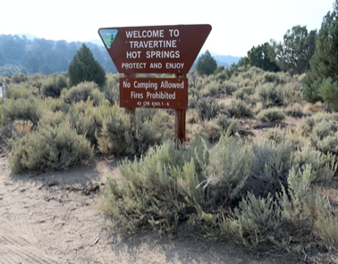 Camper-submitted photo at Bridgeport Travertine Hot Springs Dispersed near Mather, CA