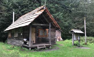 Zach A.'s photo of tent camping at Olympus Guard Station — Olympic National Park near Olympic National Forest