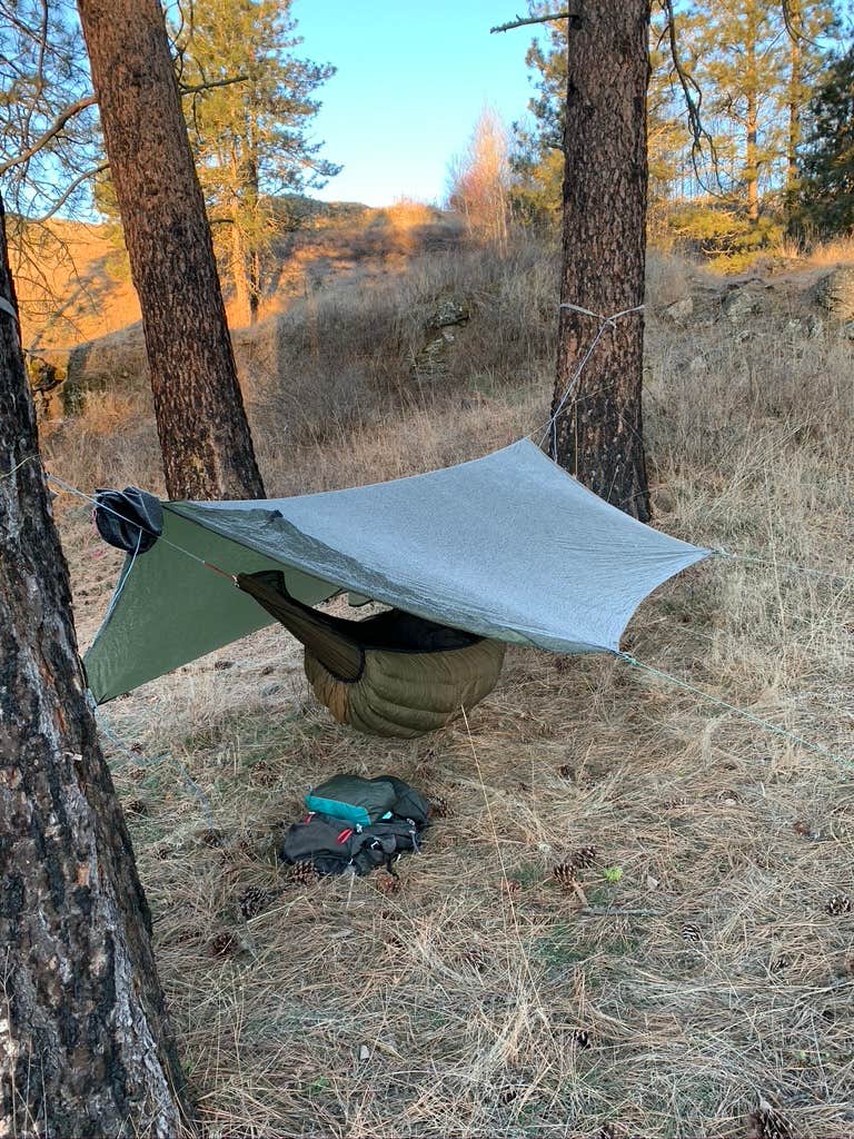Brian L.'s photo of a dispersed camping area at Hog Lake Campground near Nine Mile Falls, WA