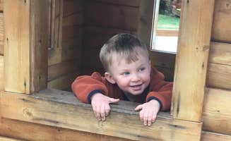 Ashley M.'s photo of glamping accommodations at Livingston/Paradise Valley KOA Holiday in Montana