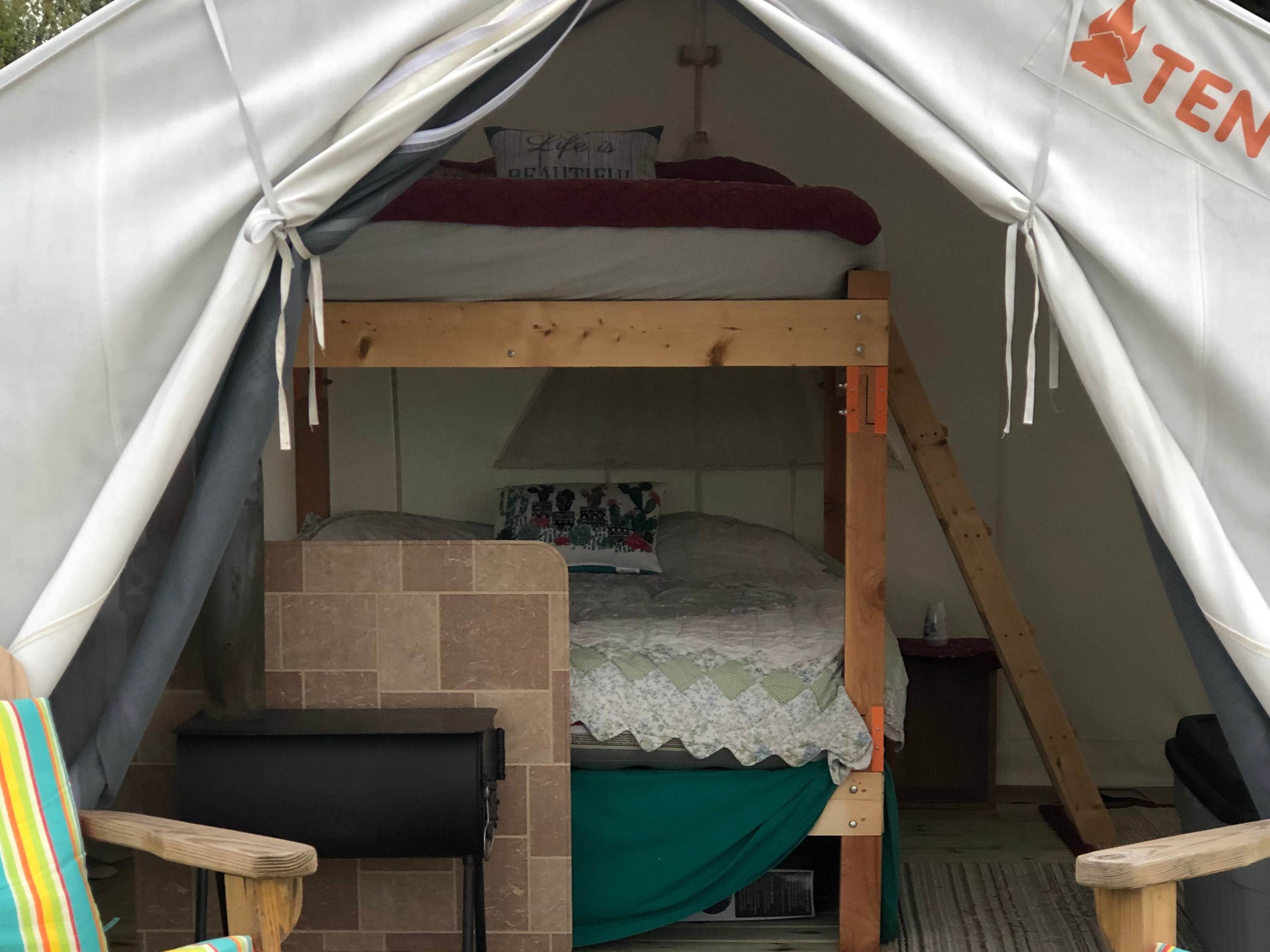 The Dyrt's photo of glamping accommodations at Little Farm in the Dell near Buchanan, NY