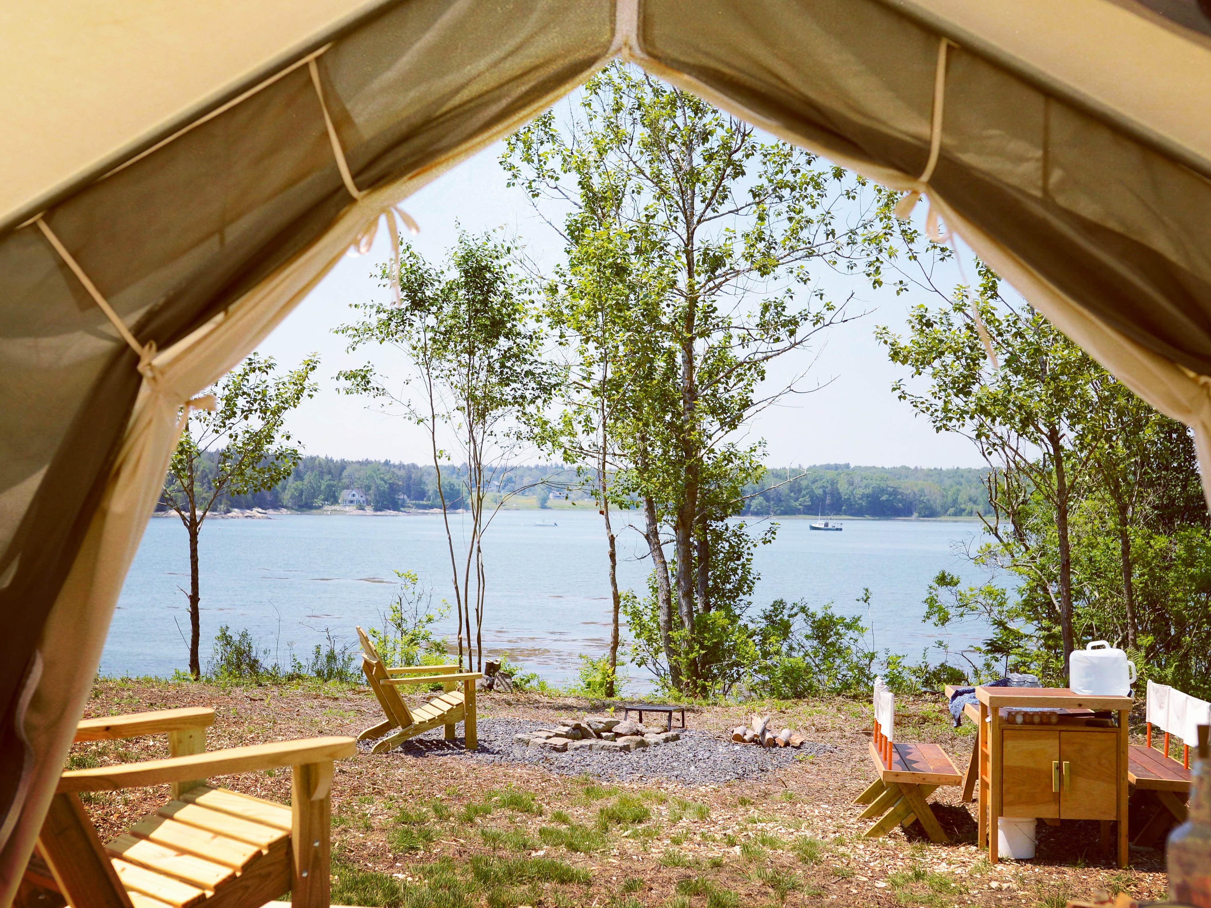 The Dyrt's photo of tent camping at Tideside Tentrr near Alna, ME