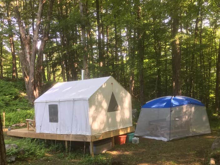 The Dyrt's photo at Tamarack at Running Fox Berry Farm near Westfield, MA