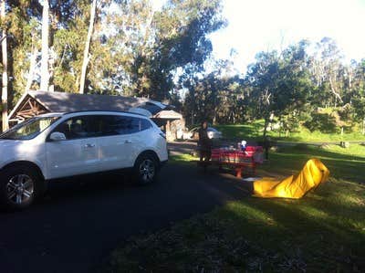 Sharon N.'s photo of rv camping at Nāmakanipaio Campground — Hawai'i Volcanoes National Park near Hawaii Volcanoes National Park