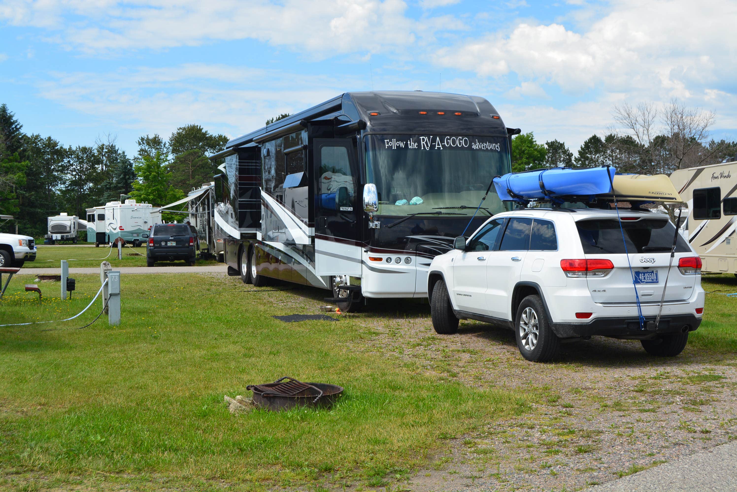 Nancy W.'s photo of rv camping at Aune-Osborn Campground near Sault Ste. Marie, MI