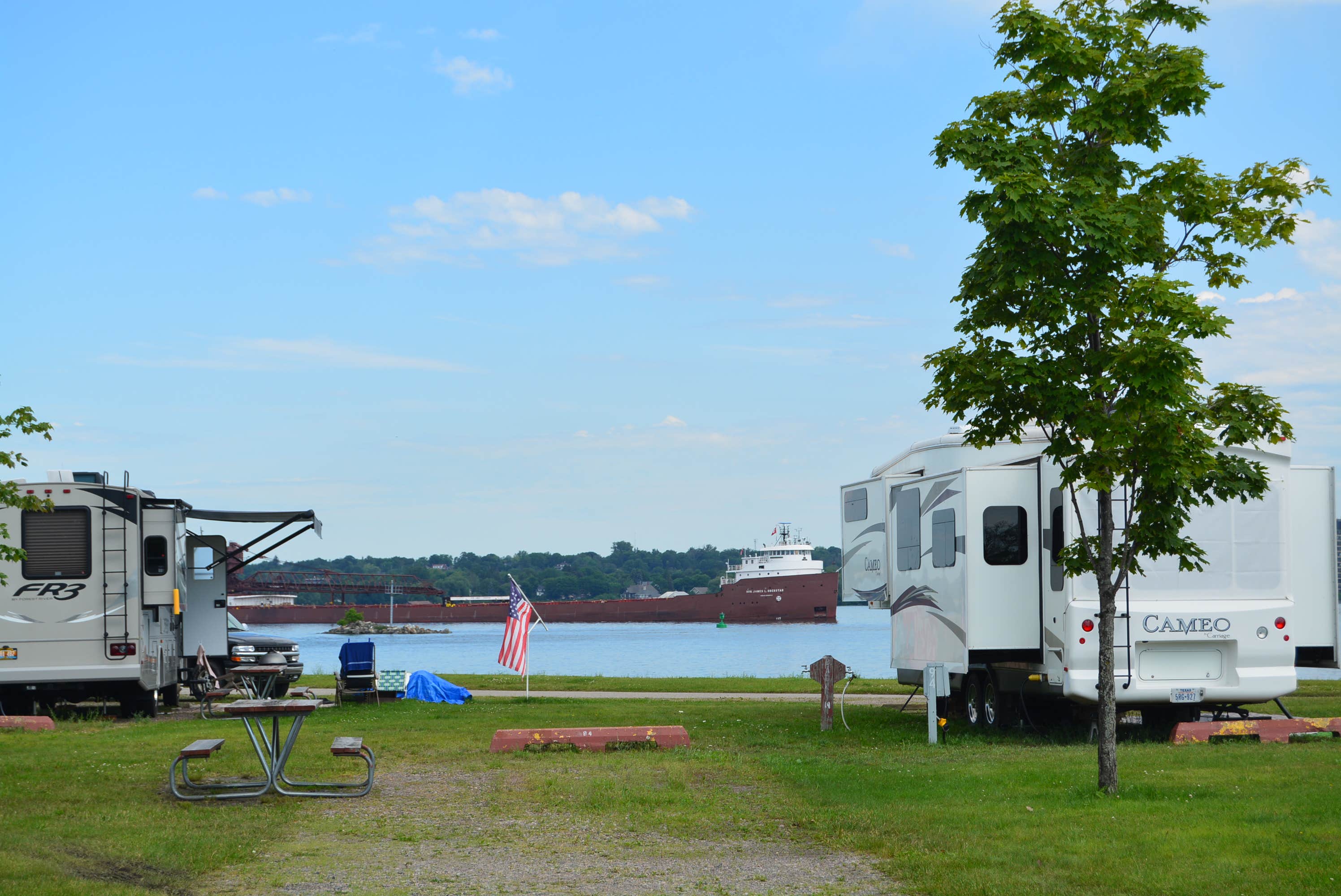 Nancy W.'s photo of rv camping at Aune-Osborn Campground near Paradise, MI