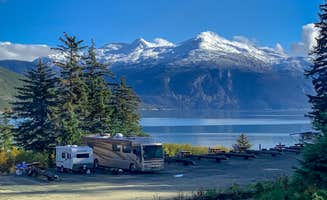 Marilyn D.'s photo of rv camping at Salmon Run RV Campground & Cabins near Haines State Forest
