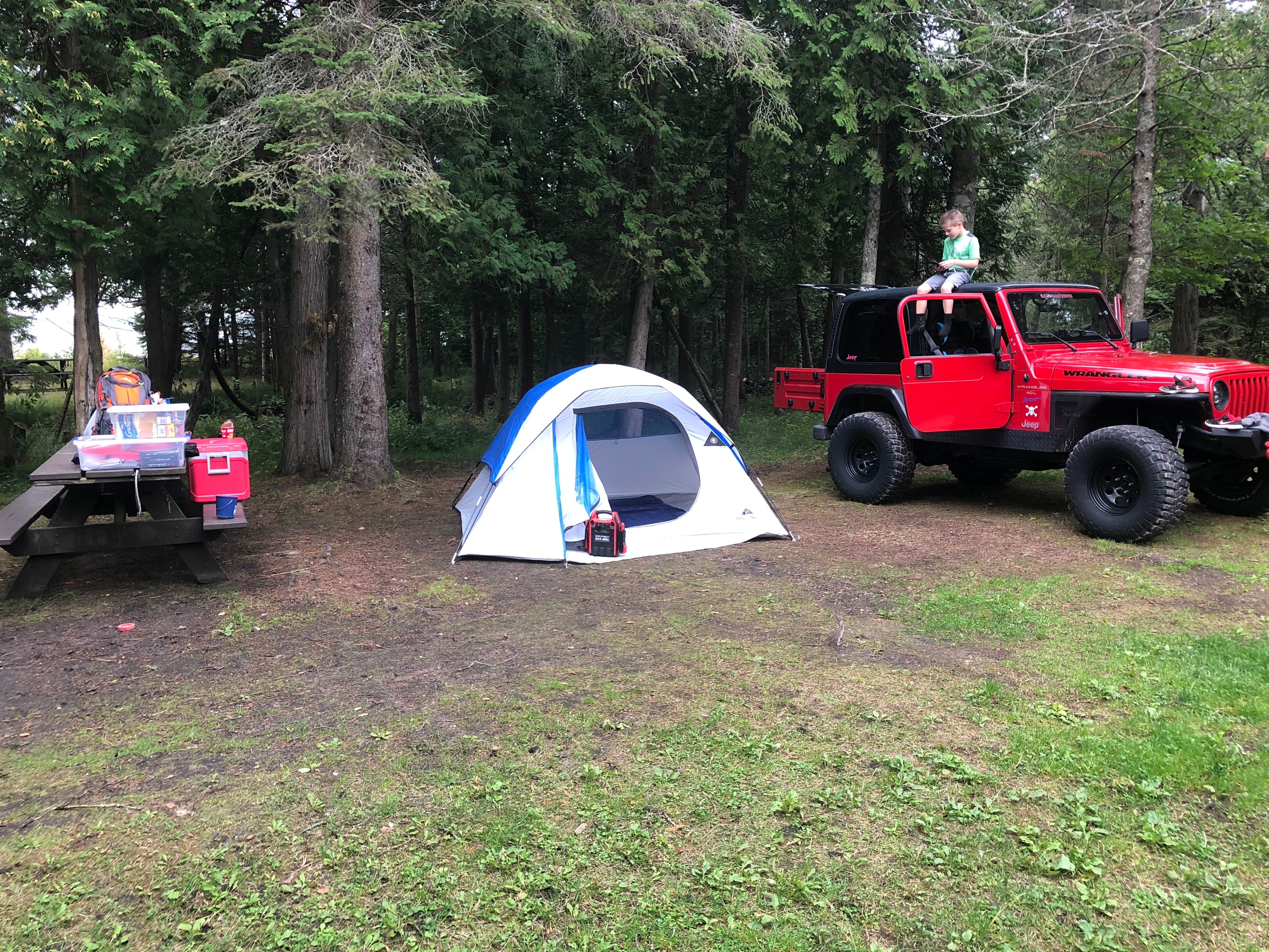 Keith C.'s photo at Hog Island Point State Forest Campground near Newberry, MI