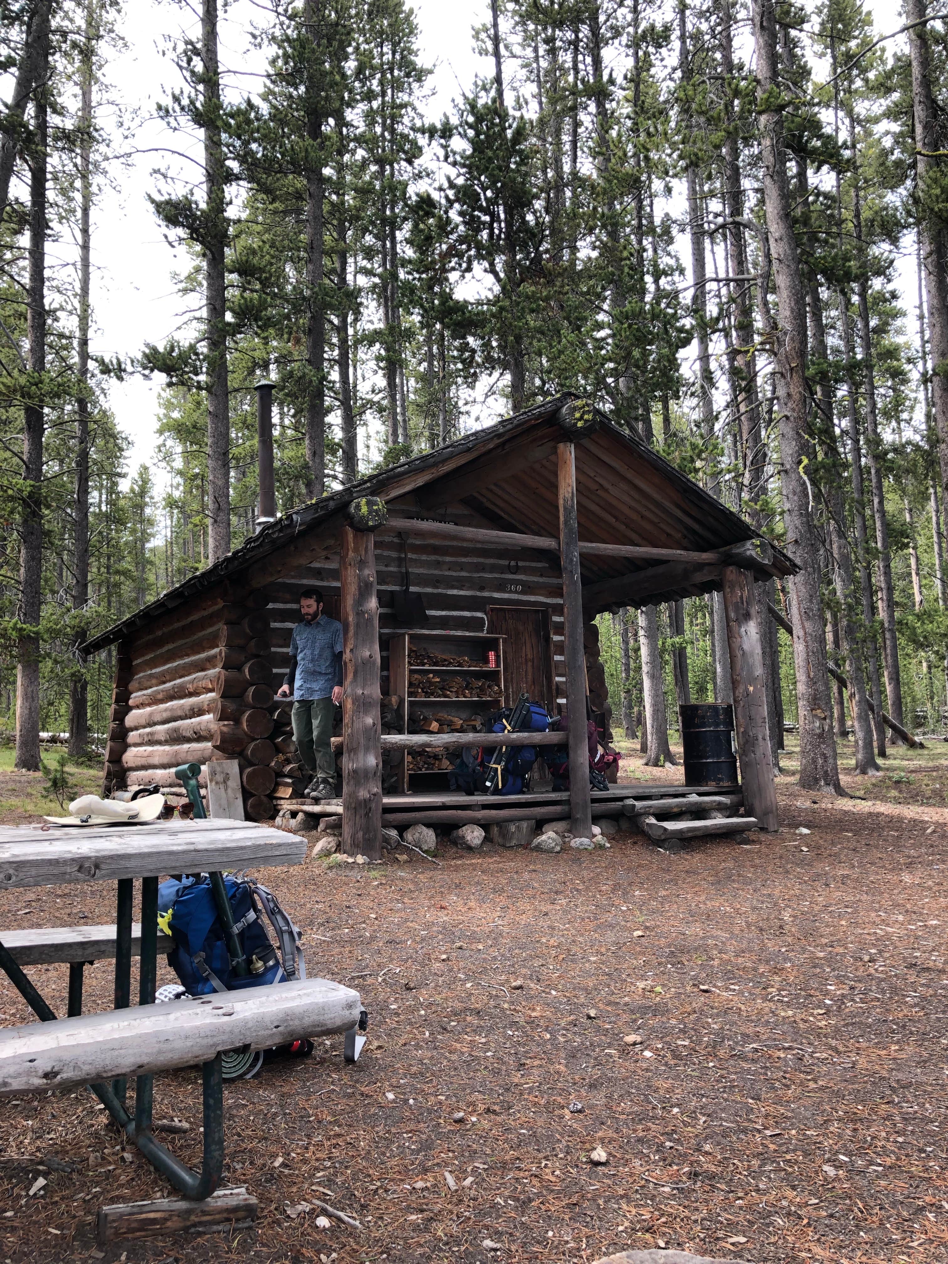 Camper-submitted photo at Mary Mountain Backcountry Patrol Cabin — Yellowstone National Park near Yellowstone National Park