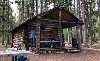 Lucille W.'s photo of a cabin at Mary Mountain Backcountry Patrol Cabin — Yellowstone National Park near West Yellowstone, MT