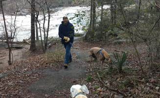 Rachel G.'s photo of camping with pets at High Falls State Park Campground near Centerville, GA