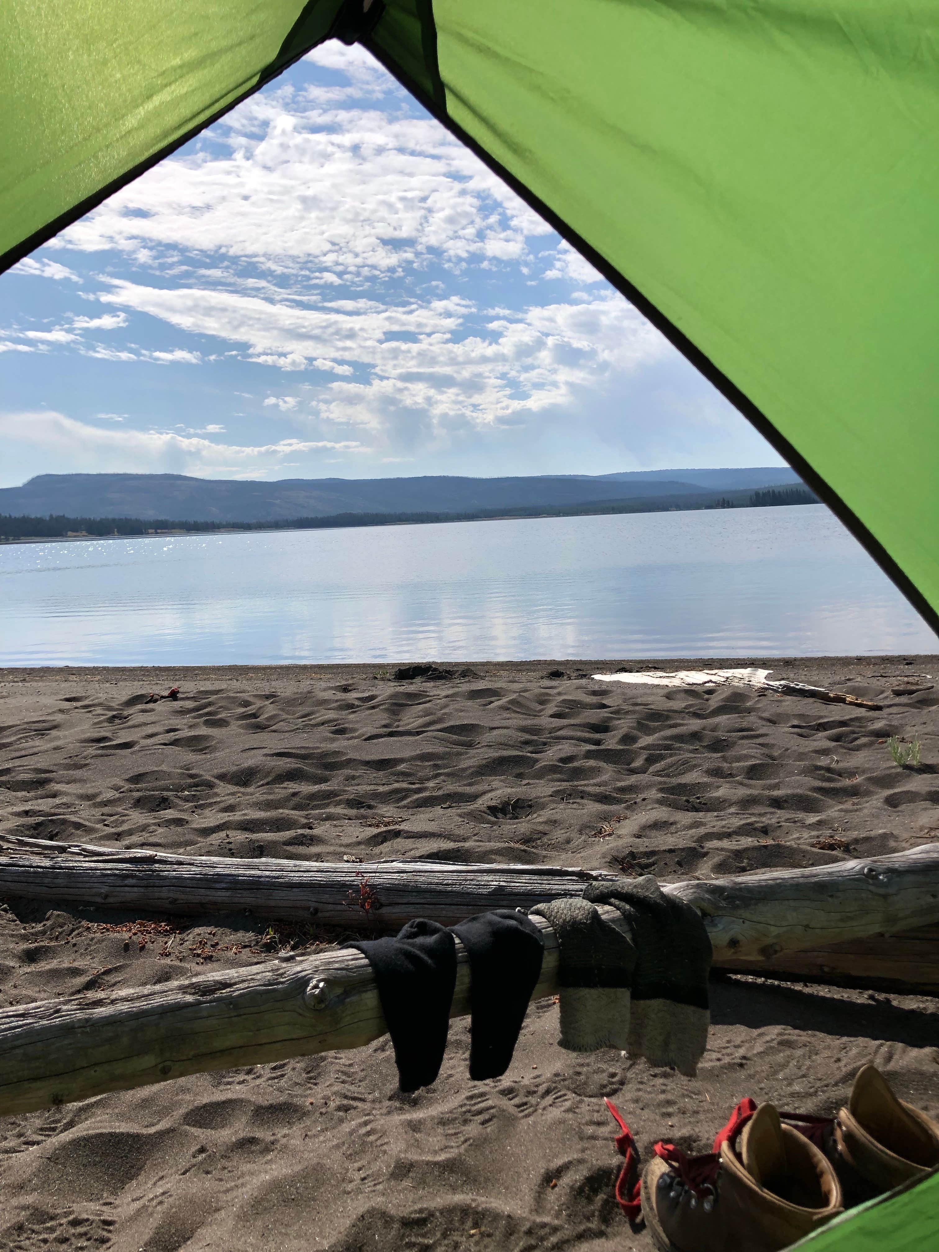 Camper-submitted photo at Yellowstone Lake — Yellowstone National Park near Wapiti, WY