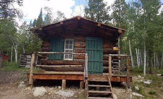 The Dyrt's photo of a cabin at Crescent Mining Camp near Monarch, CO