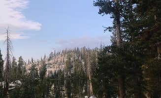 Anna C.'s photo of tent camping at Sunrise Lakes Backcountry Camp — Yosemite National Park near Eastman Lake