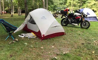 Joe S.'s photo of tent camping at Willville Motorcycle Camp near Ripplemead, VA