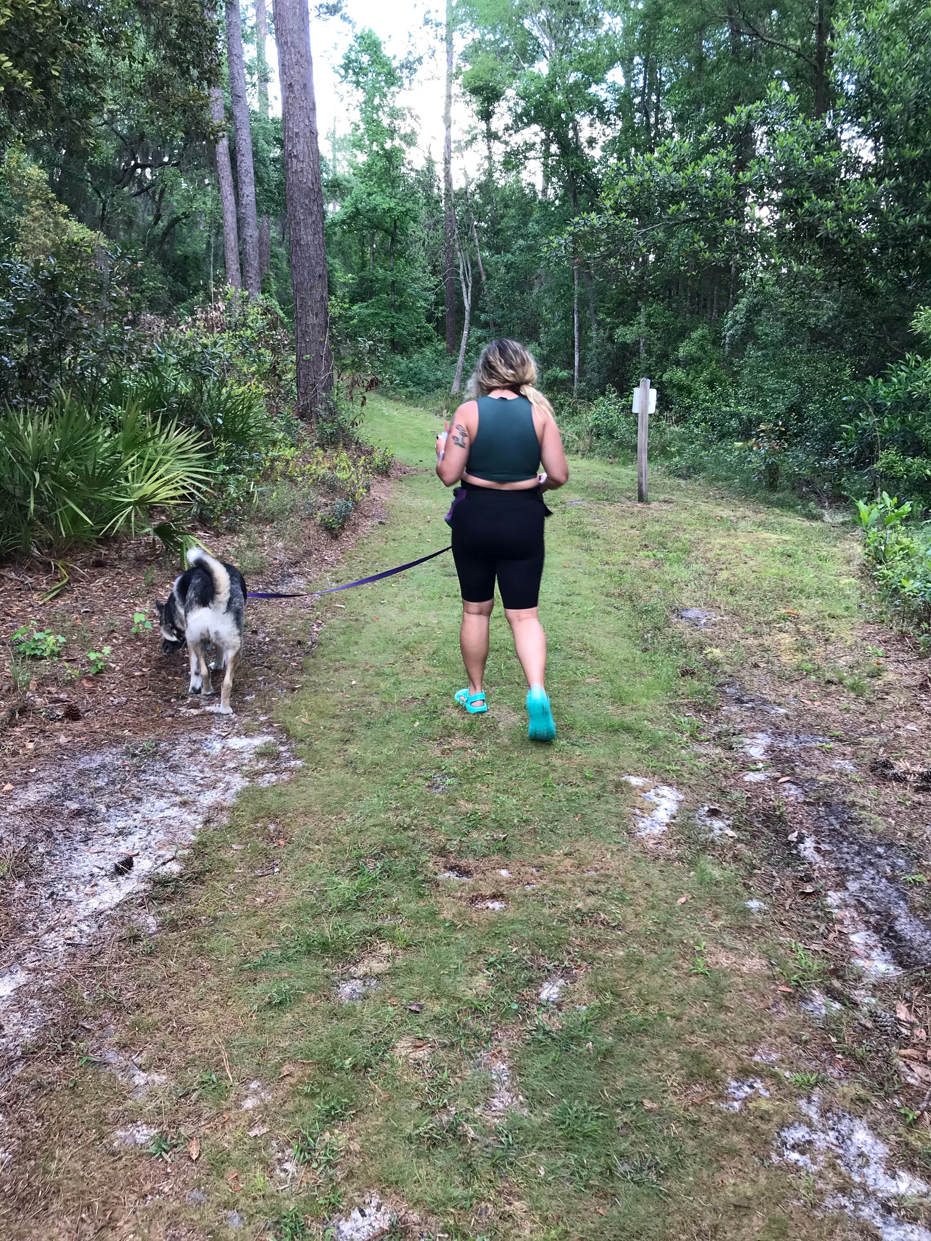 Angela M.'s photo of camping with pets at Stephen C. Foster State Park Campground near Waycross, GA