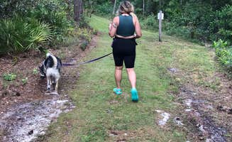 Angela M.'s photo of camping with pets at Stephen C. Foster State Park Campground near Waycross, GA