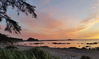 Camping near Lost Resort at Lake Ozette — Olympic National Park: Sand Point Camp Area — Olympic National Park, La Push, Washington