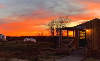 Camping near Bella Hampton Farm Foundation: The Range Vintage Trailer Resort, Ennis, Texas