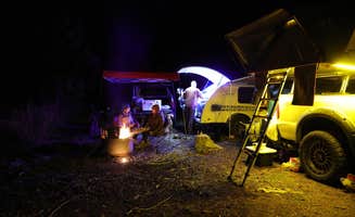 Ginae L.'s photo of tent camping at Railroad Canyon Campground near Gila National Forest