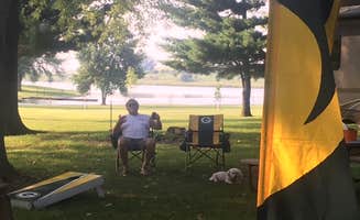 Deb W.'s photo of camping with pets at Littlefield Rec Area near Anita, IA