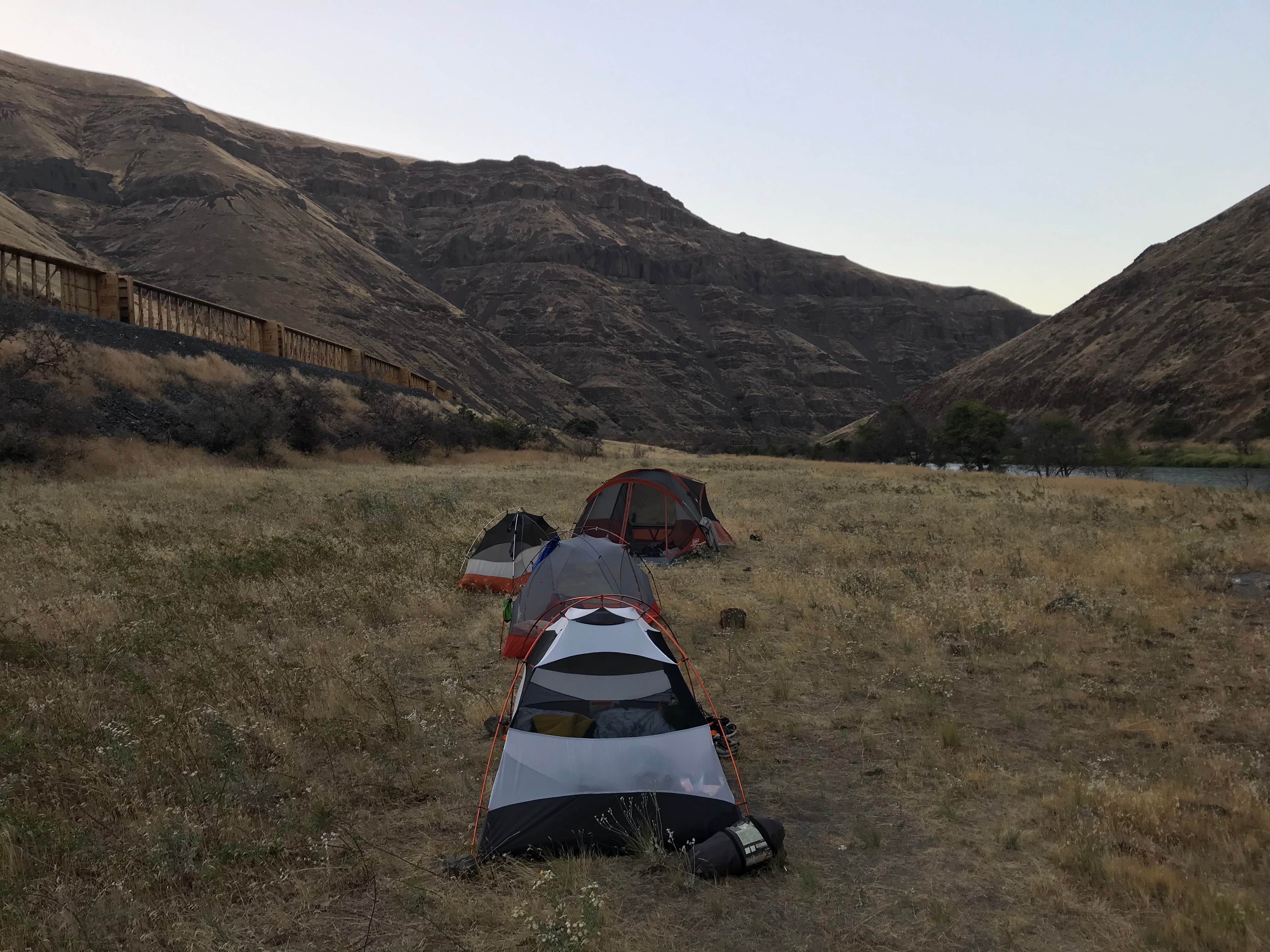Camper submitted image from Hike in from Lower Deschutes State Rec Area - 1