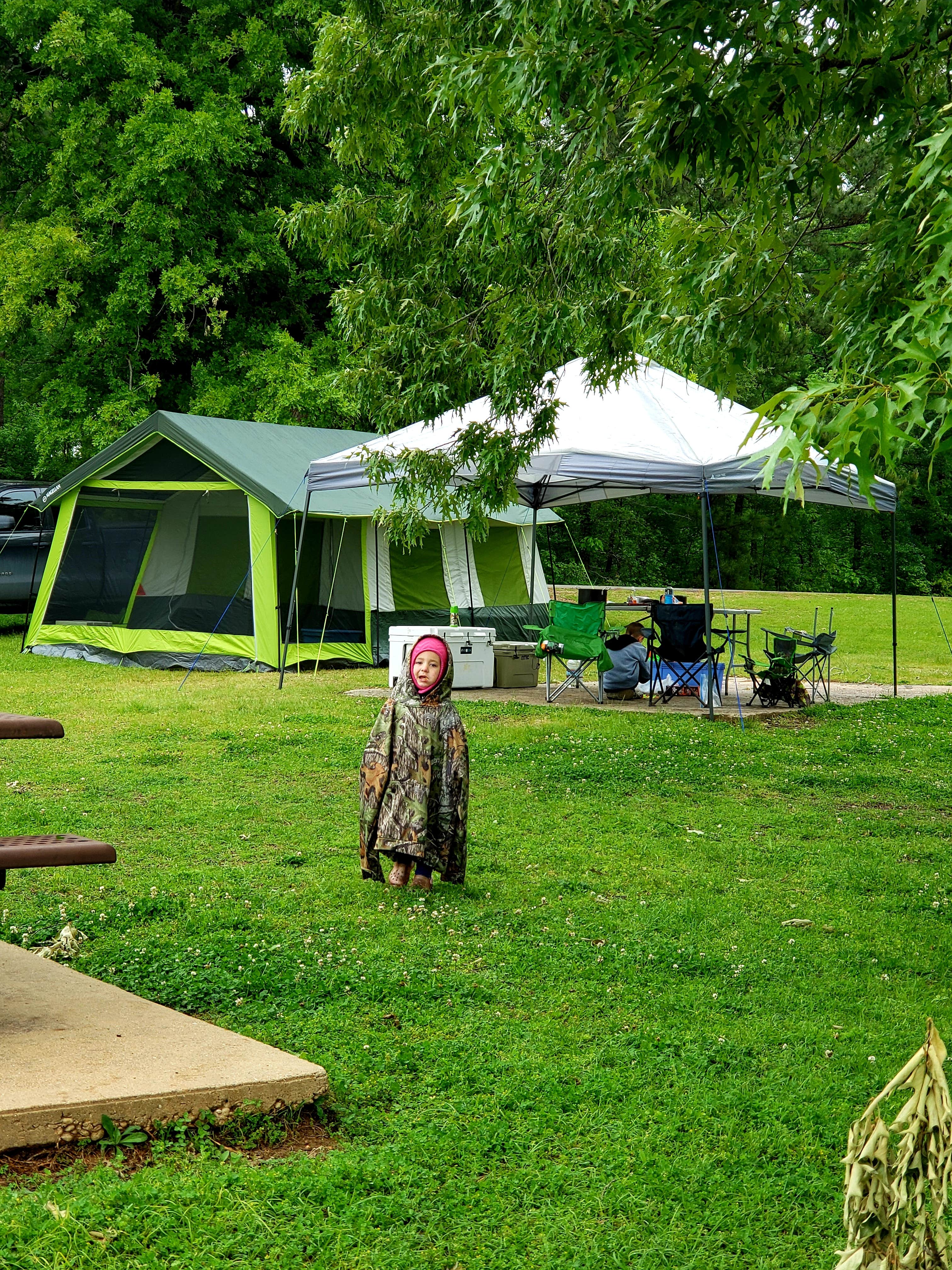 David D.'s photo of tent camping at Wenks Landing Recreation Area near Junction City, AR
