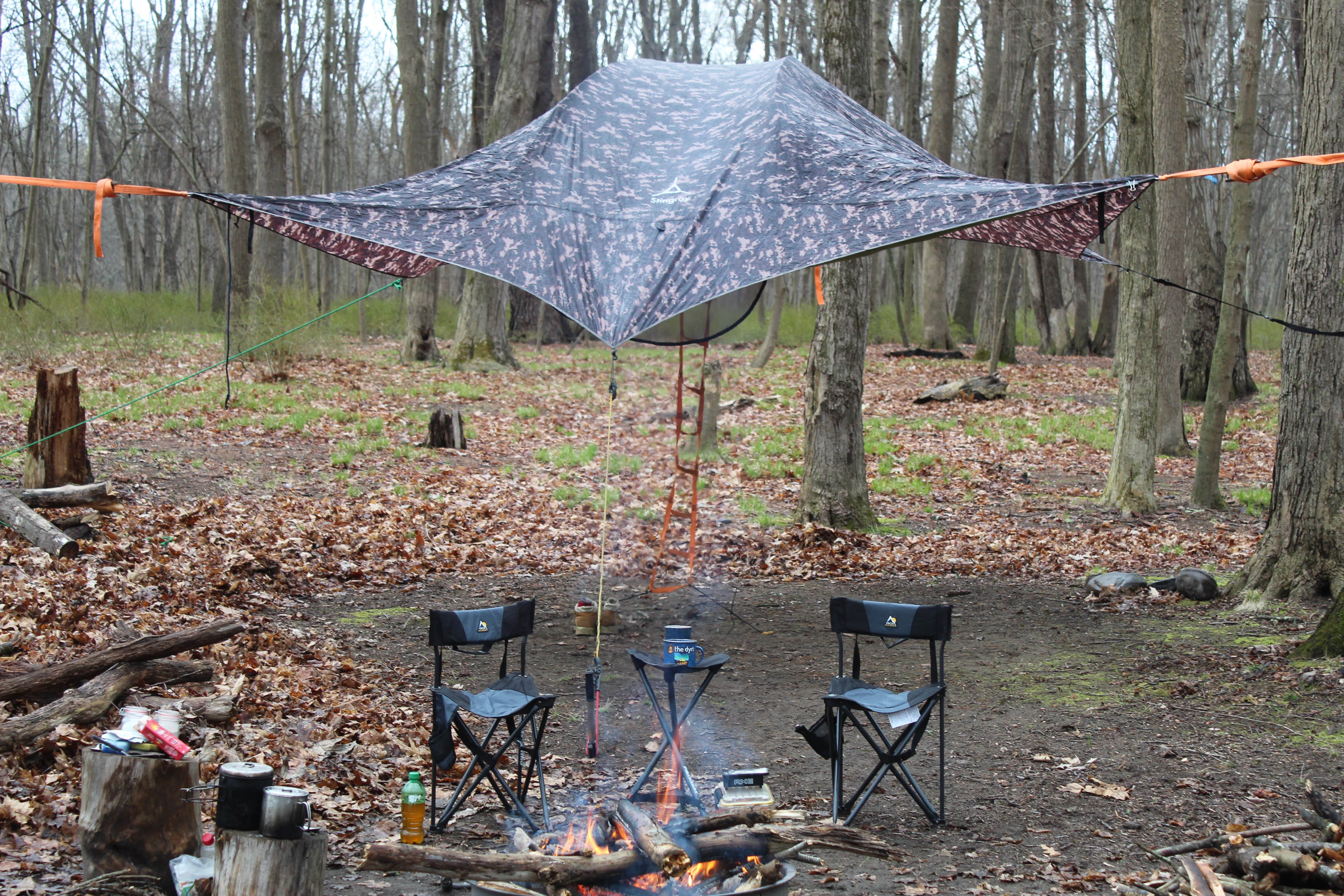 John B.'s photo of tent camping at Sandyston Boat In Campsites — Delaware Water Gap National Recreation Area near Tobyhanna, PA