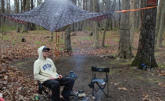 John B.'s photo of tent camping at Sandyston Boat In Campsites — Delaware Water Gap National Recreation Area near Cochecton, NY