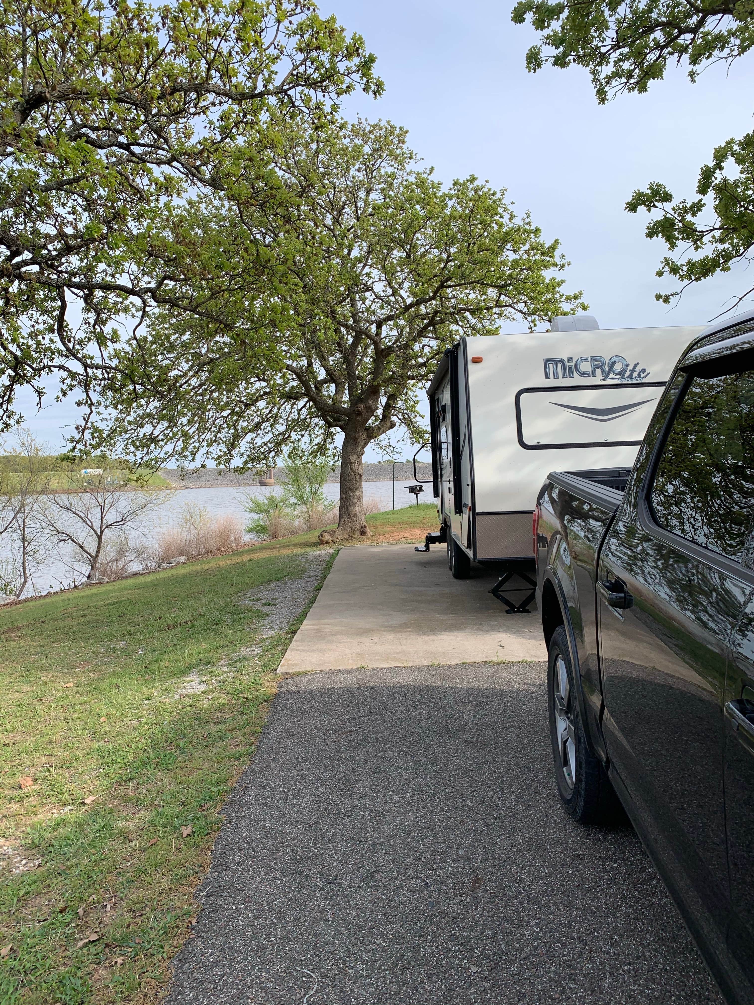 Jil S.'s photo of rv camping at Little Axe — Lake Thunderbird State Park near Seminole, OK