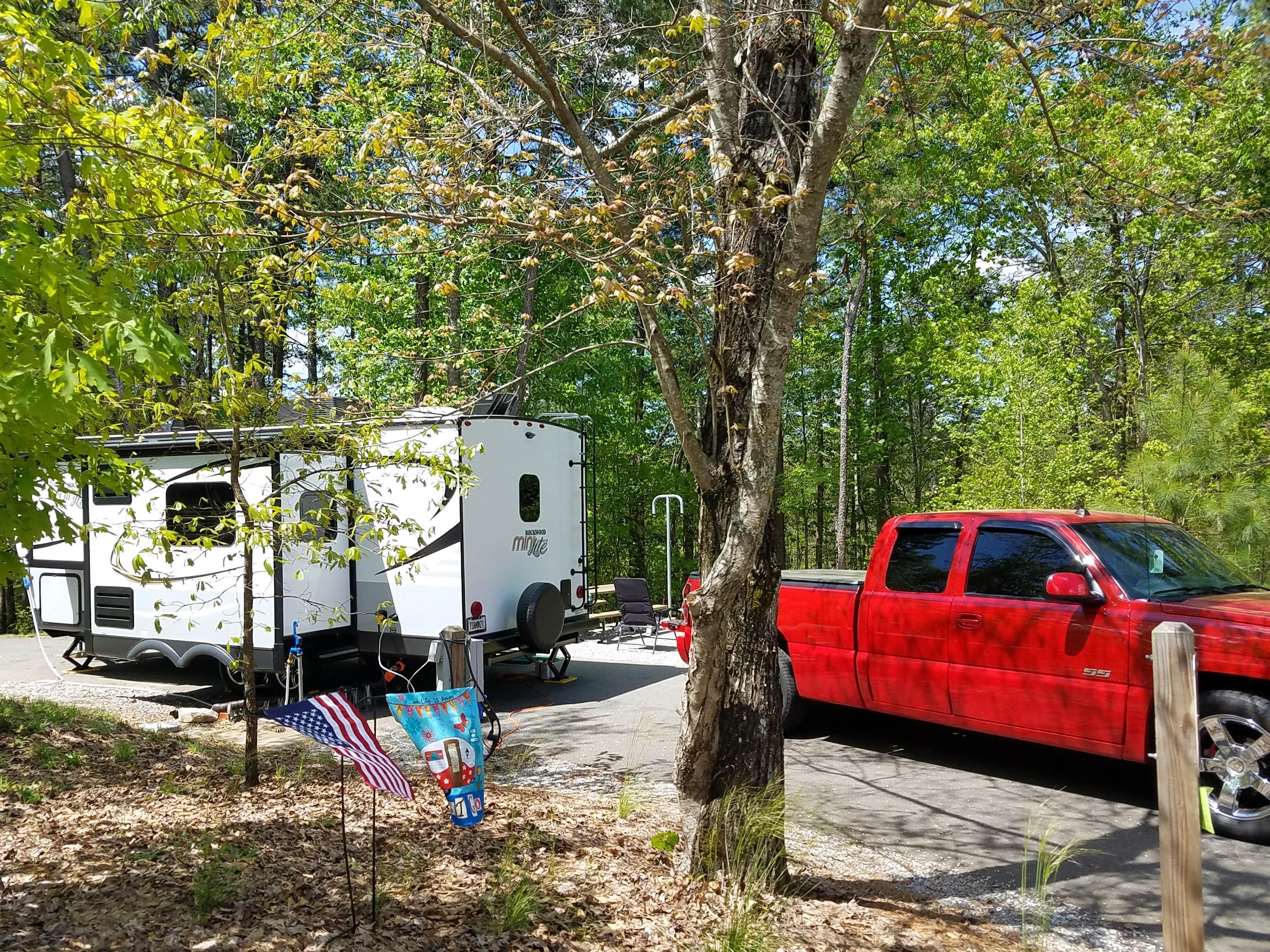 Nancy W.'s photo of rv camping at Don Carter State Park Campground near Lake Sidney Lanier