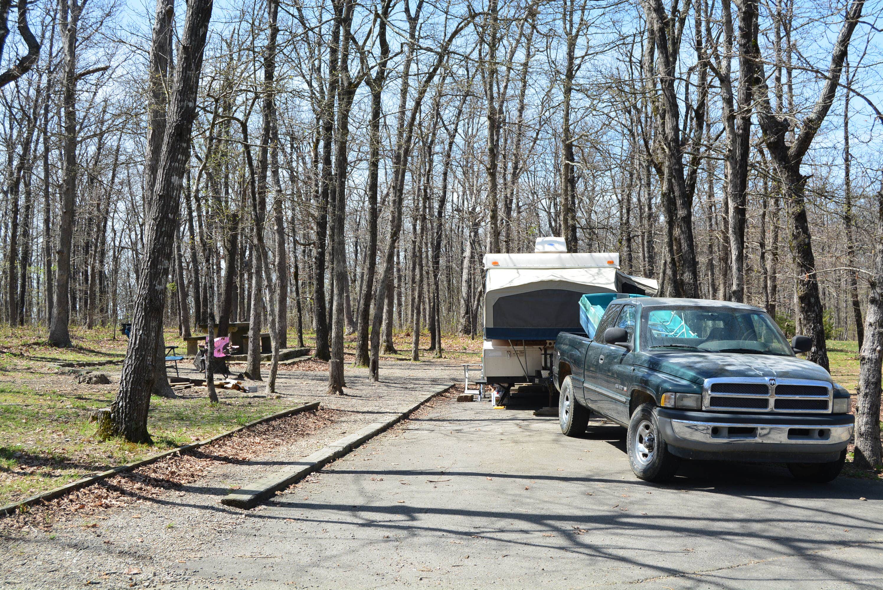 Nancy W.'s photo of rv camping at Mount Magazine State Park Campground near Waldron, AR