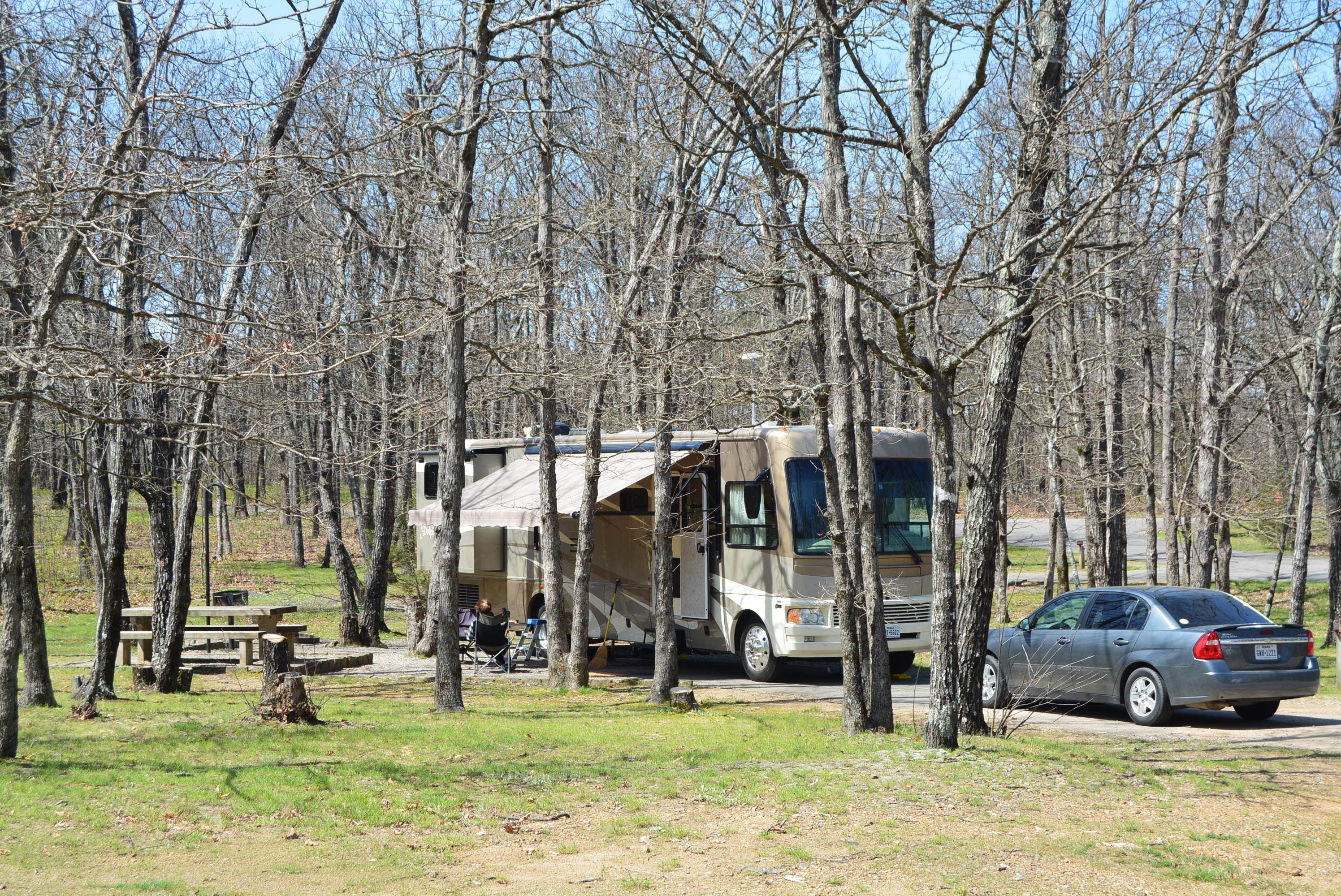 Nancy W.'s photo of rv camping at Mount Magazine State Park Campground near Mansfield, AR