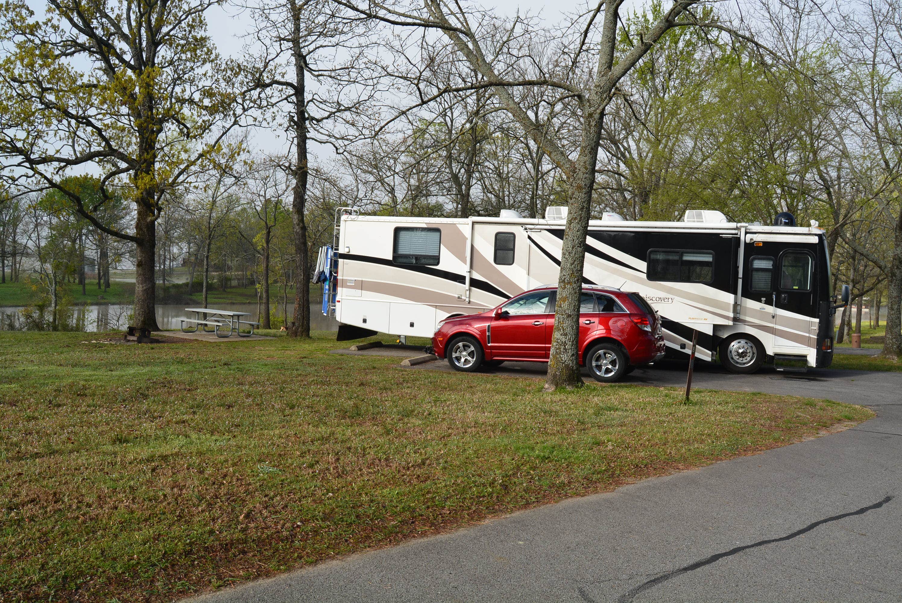Nancy W.'s photo of rv camping at COE John Paul Hammerschmidt Lake Springhill Campground near Ozark Lake