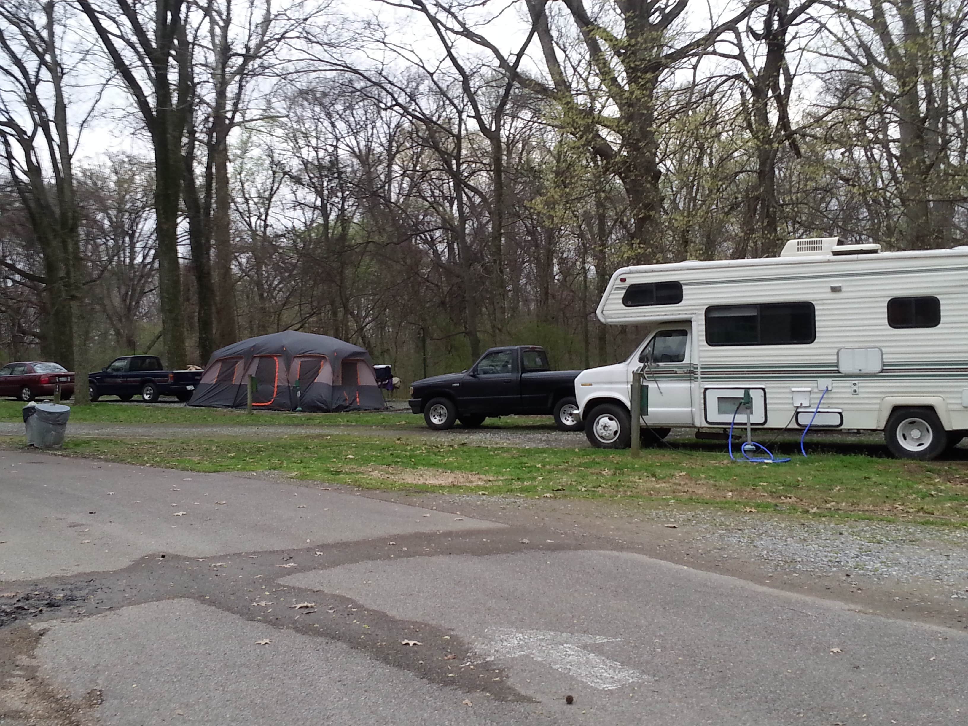Nancy W.'s photo of tent camping at T.O. Fuller State Park Campground near Coldwater, MS