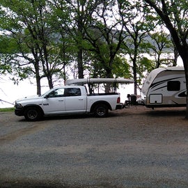 Our campsite in April - #116