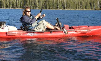 Ed E.'s photo of camping with pets at Webber Lake Campground near Graeagle, CA