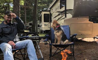 Laura H.'s photo of camping with pets at Twin Mills Camping Resort near Angola, IN