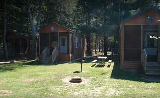 Laura H.'s photo of a cabin at Twin Mills Camping Resort near Columbia City, IN