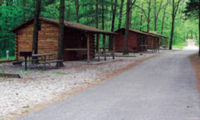 Laura H.'s photo of a cabin at Twin Mills Camping Resort near Warsaw, IN